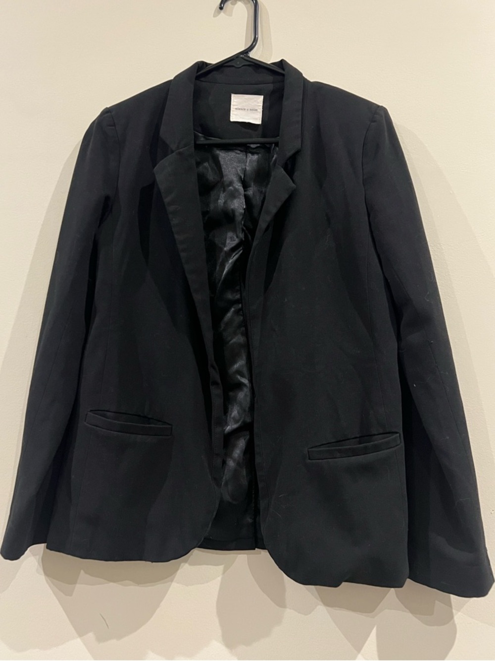 silence + noise Black Women's Blazer
